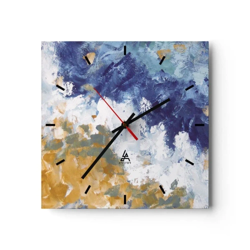 Vægur, Uret - Elementernes dans - 30x30 cm