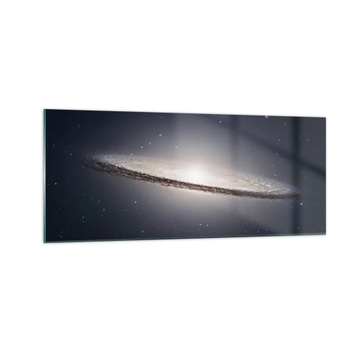 Billede på glas - Der var engang i en galakse langt, langt borte.... - 100x40 cm