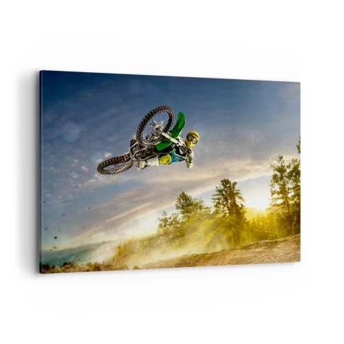 Lærredstryk - Billede på lærred - Tænd for dine følelser! - 100x70 cm