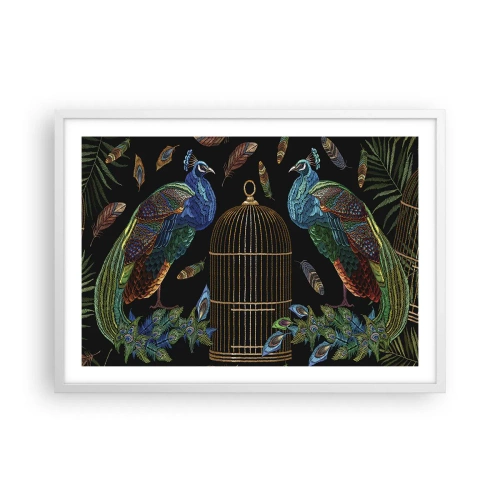 Plakat i hvid ramme - I kongelige gevandter - 70x50 cm