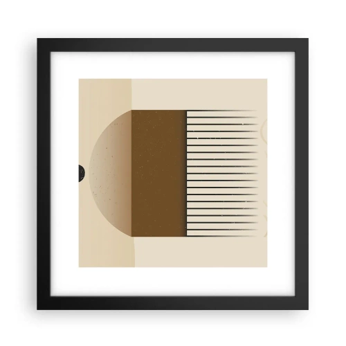 Plakat i sort ramme - Forskellige stater - 30x30 cm