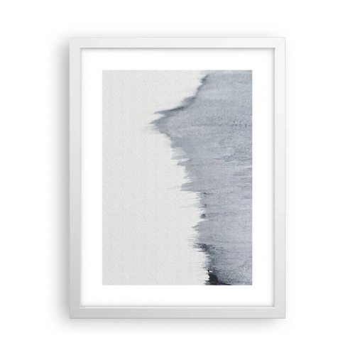 Plakat i hvid ramme - Mystisk plade - 30x40 cm