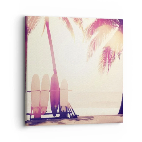 Lærredstryk - Billede på lærred - Det bliver en fantastisk dag - 30x30 cm