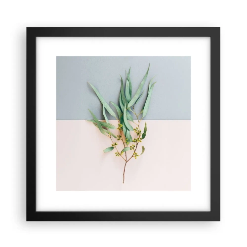 Plakat i sort ramme - Pastelfarvernes subtilitet - 30x30 cm
