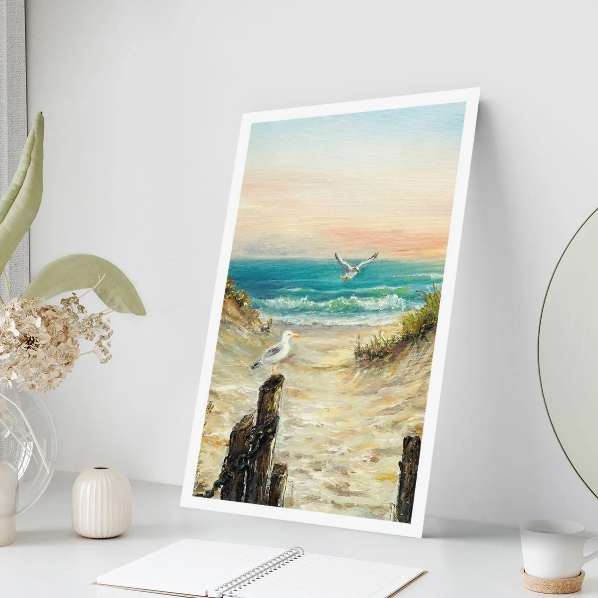 Plakat - Vindstille tilbagetog - 30x40 cm