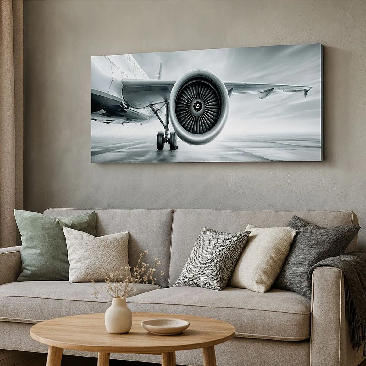 Lærredstryk - Billede på lærred - Der er kraft! - 100x40 cm