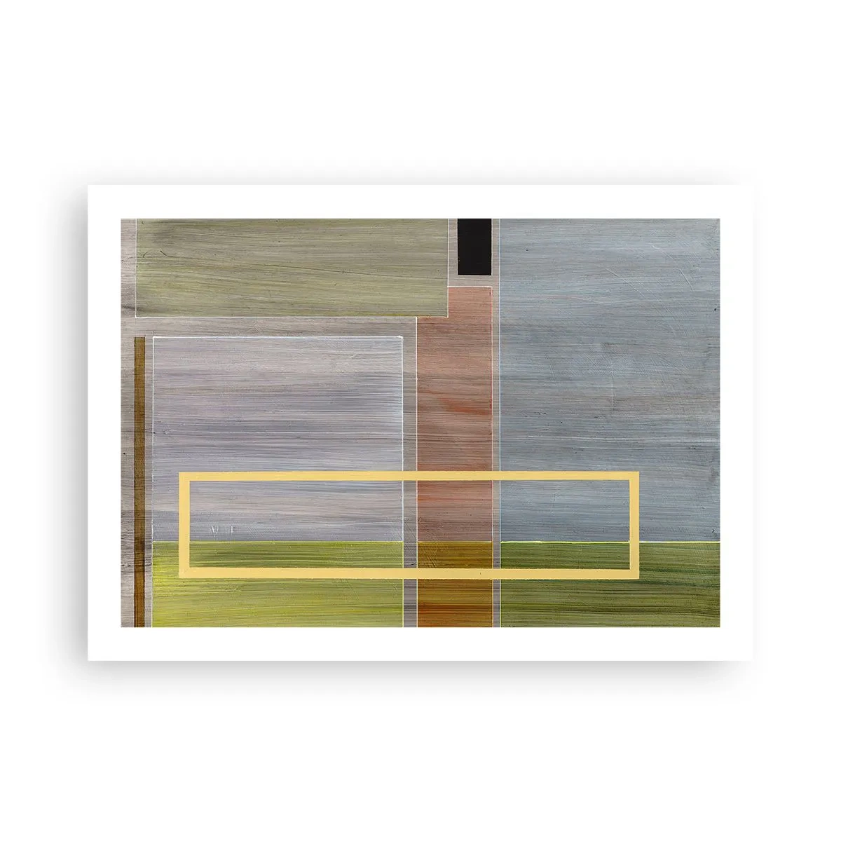 Plakat - Lige og rolig - 70x50 cm