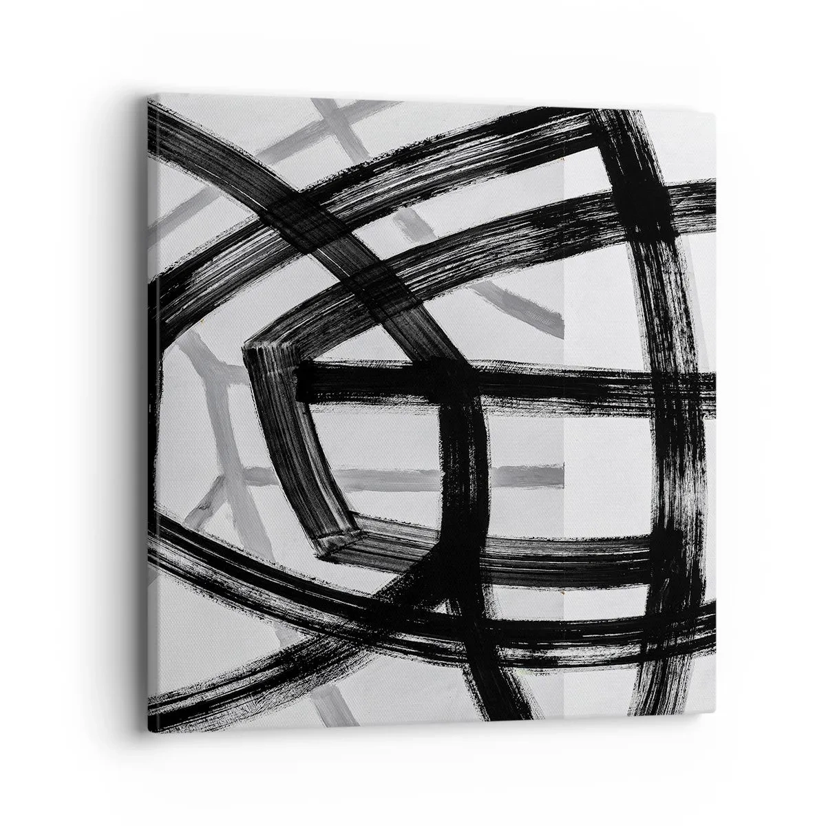 Lærredstryk - Billede på lærred - Opbygning af dybde - 40x40 cm