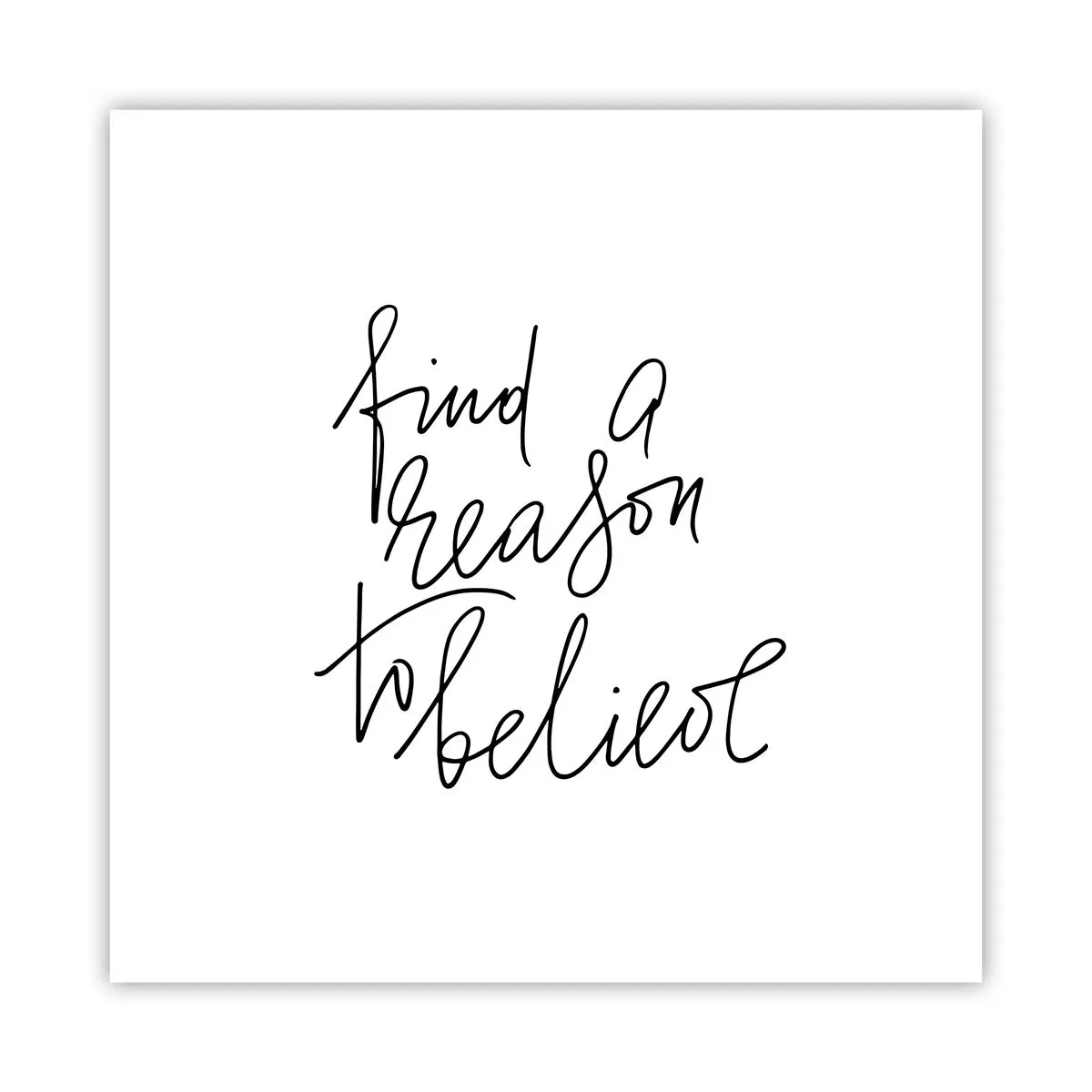 Plakat - Det er muligt - 30x30 cm