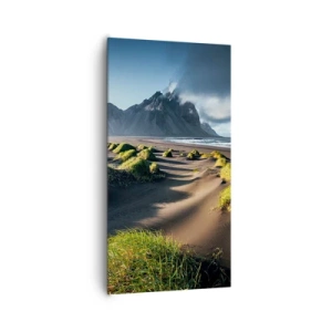 Lærredstryk - Billede på lærred - Harmoni mellem elementerne - 65x120 cm