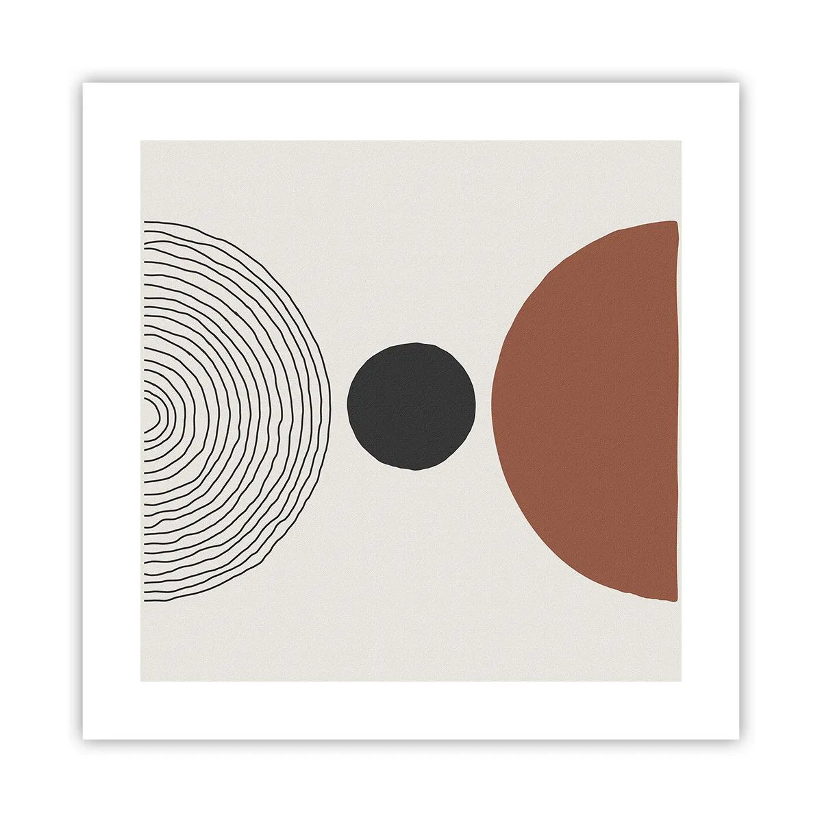 Plakat - I rampelyset - 40x40 cm