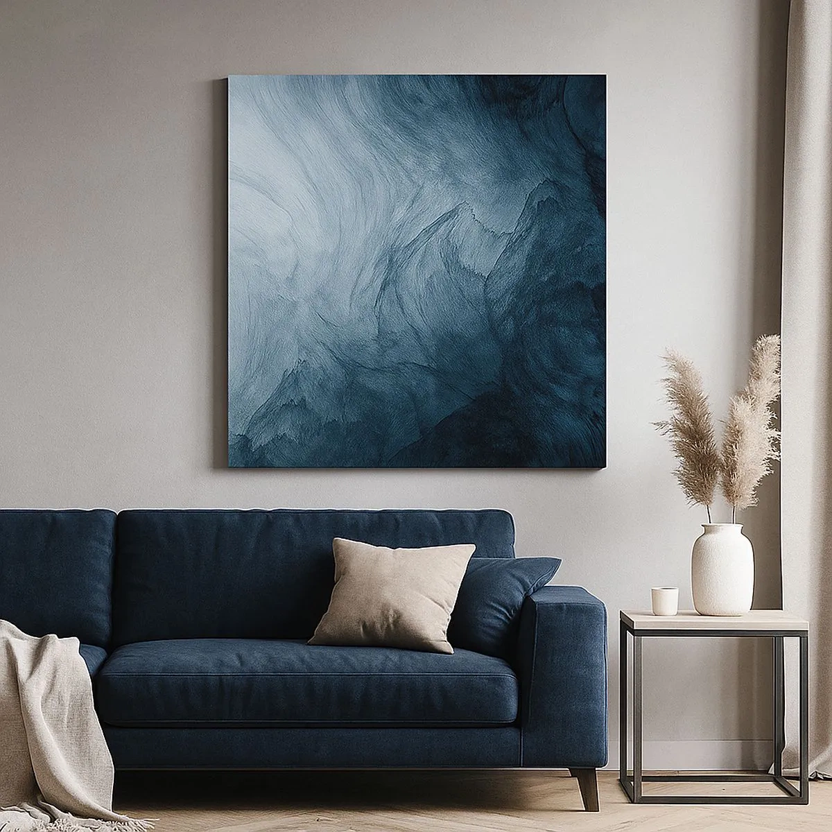 Lærredstryk - Billede på lærred - Ind i dybet - 30x30 cm