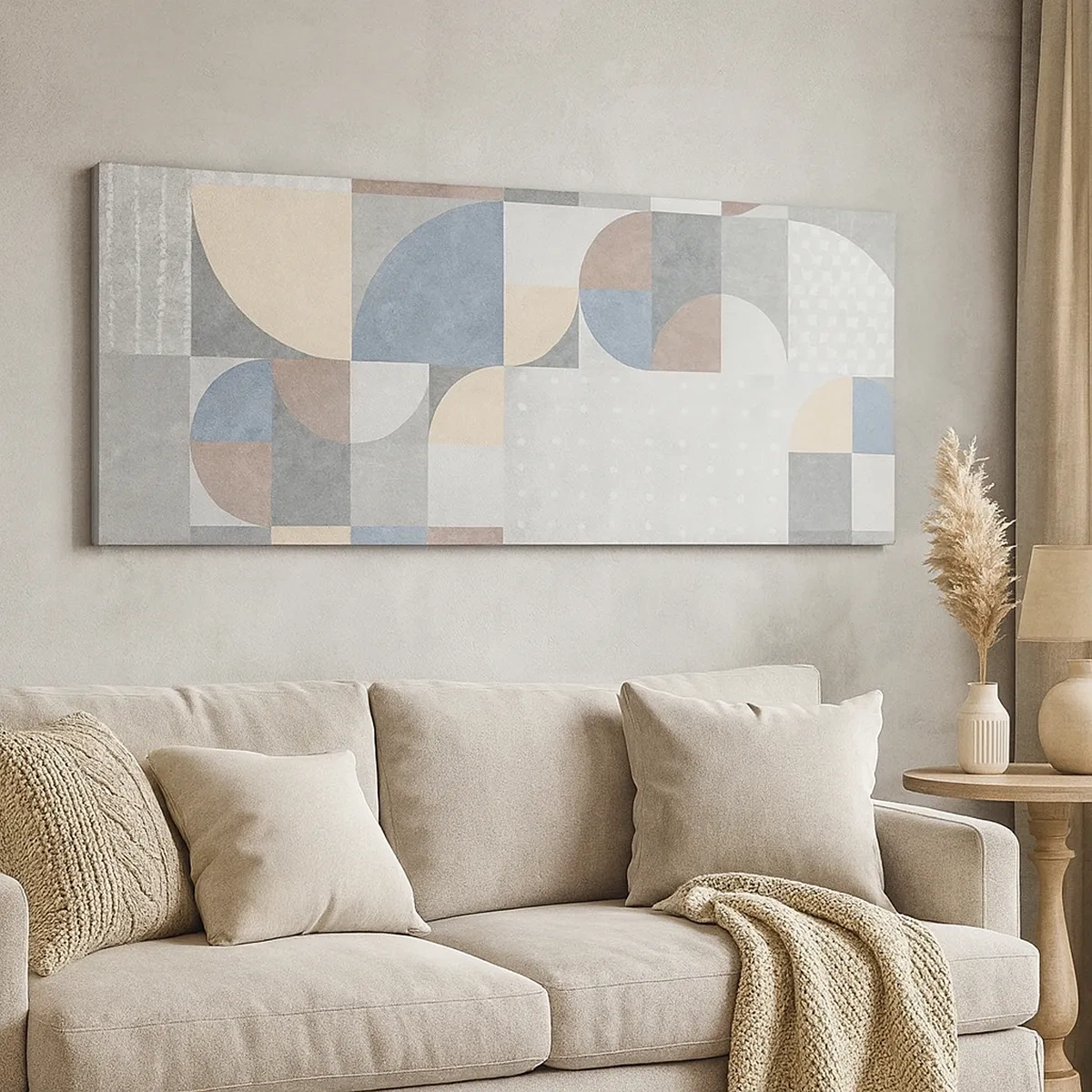 Lærredstryk - Billede på lærred - Keramisk fantasi - 30x30 cm