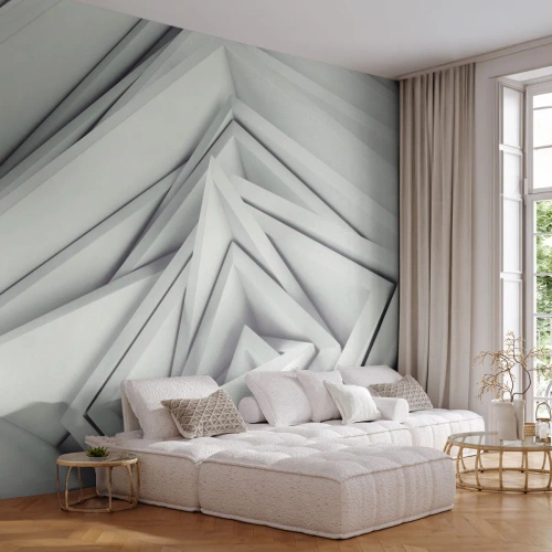 Fototapet Standard Eco - Skarpe vinkler knopper - Teknologi, 3D, Moderne - 350x256 cm