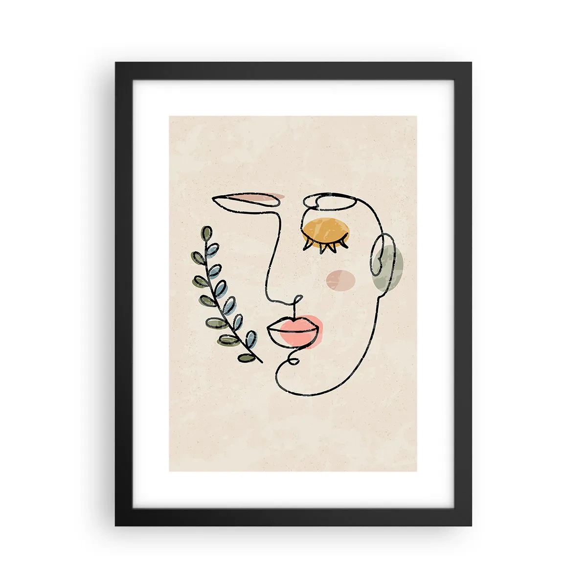 Plakat i sort ramme - Ro fundet - 30x40 cm