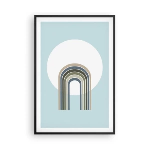 Plakat i sort ramme - Uimodståelig tiltrækningskraft - 61x91 cm