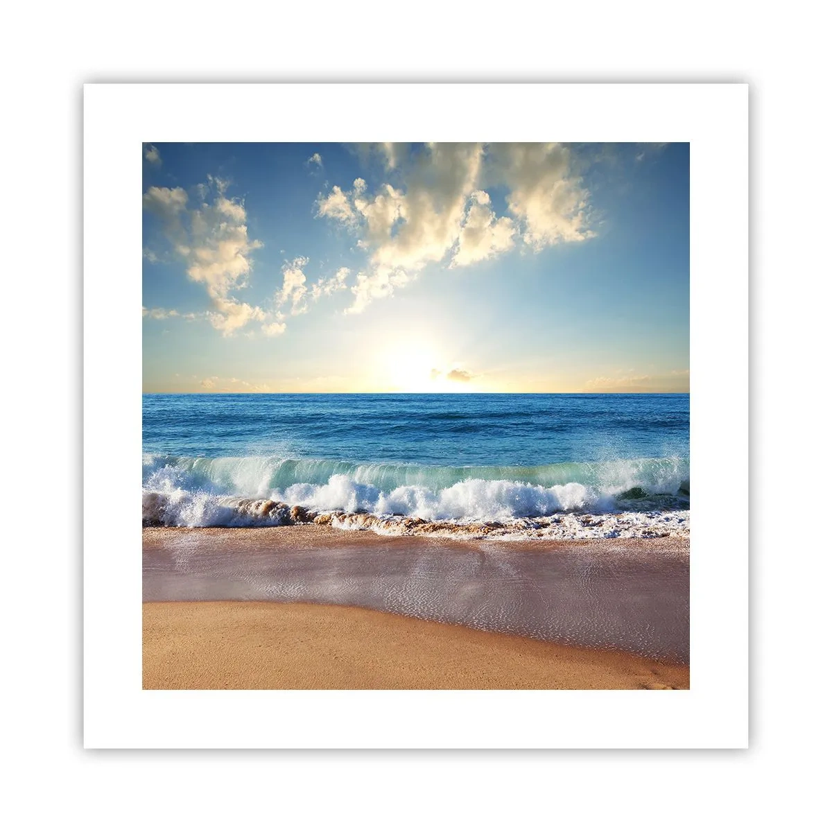 Plakat - Bevægelse og stilhed på samme tid - 40x40 cm