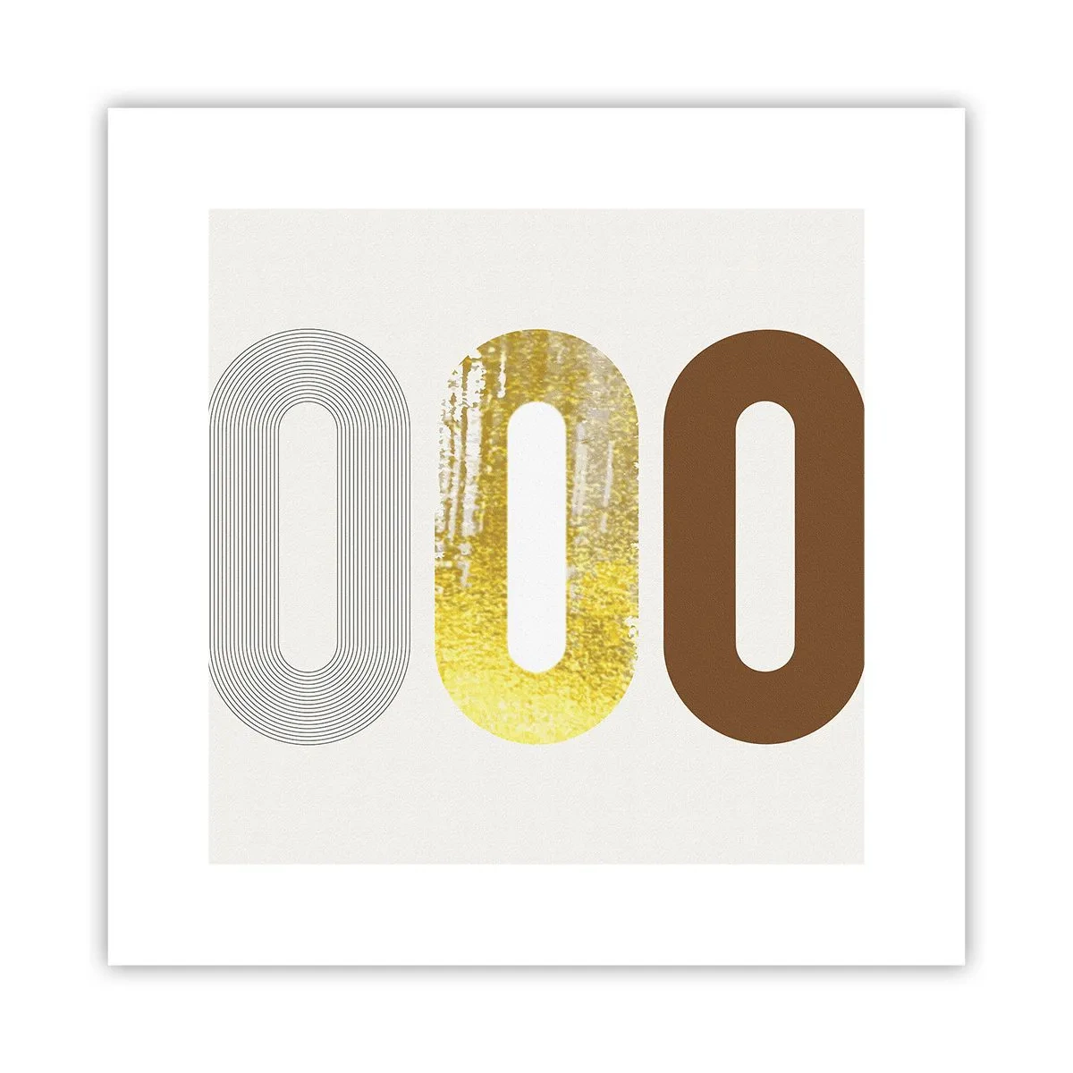 Plakat - Åhhh! - 30x30 cm