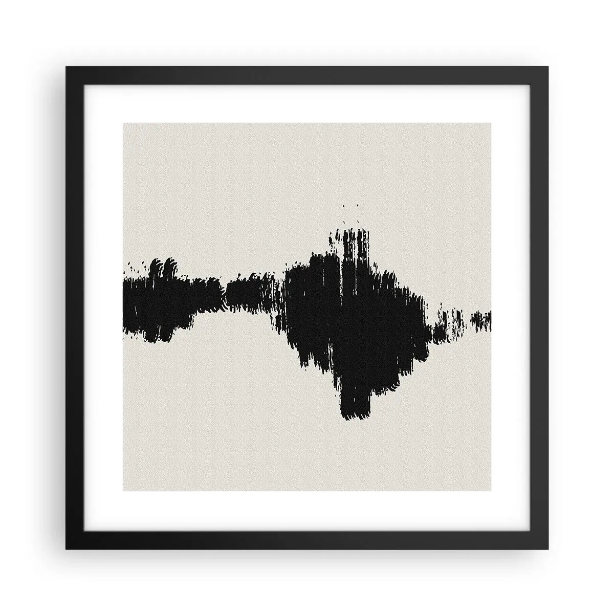 Plakat i sort ramme - Fantasiens vibrationer - 40x40 cm