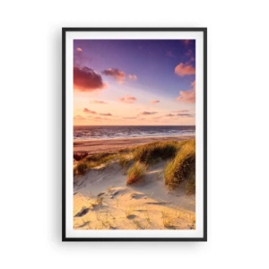 Plakat i sort ramme - Luften dufter allerede af sommer - 61x91 cm