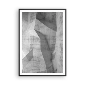 Plakat i sort ramme - En ægte udfordring - 70x100 cm