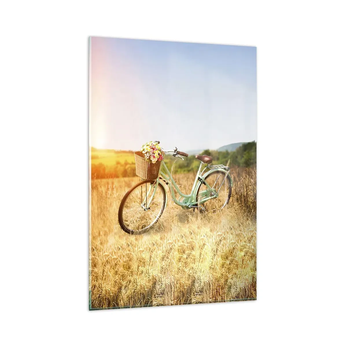 Billede på glas - Jeg bliver her et stykke tid - 80x120 cm