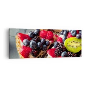 Lærredstryk - Billede på lærred - Dolce vita! - 140x50 cm