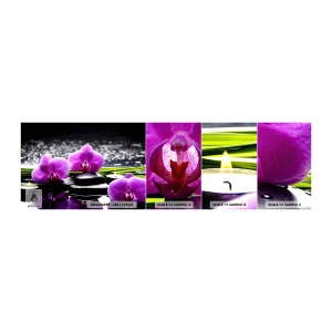 Prøve Fototapet Selvklæbende Deluxe Sticker - Drukne i fred og ro - Blomster, Orkidé, Orkidé - 100x30 cm