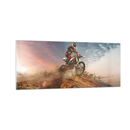 Billede på glas - For sejren - 100x40 cm