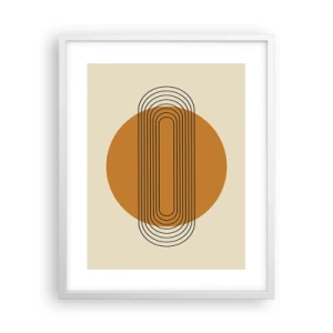 Plakat i hvid ramme - Den perfekte plan - 40x50 cm