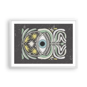 Plakat i hvid ramme - Stammeritualer - 70x50 cm