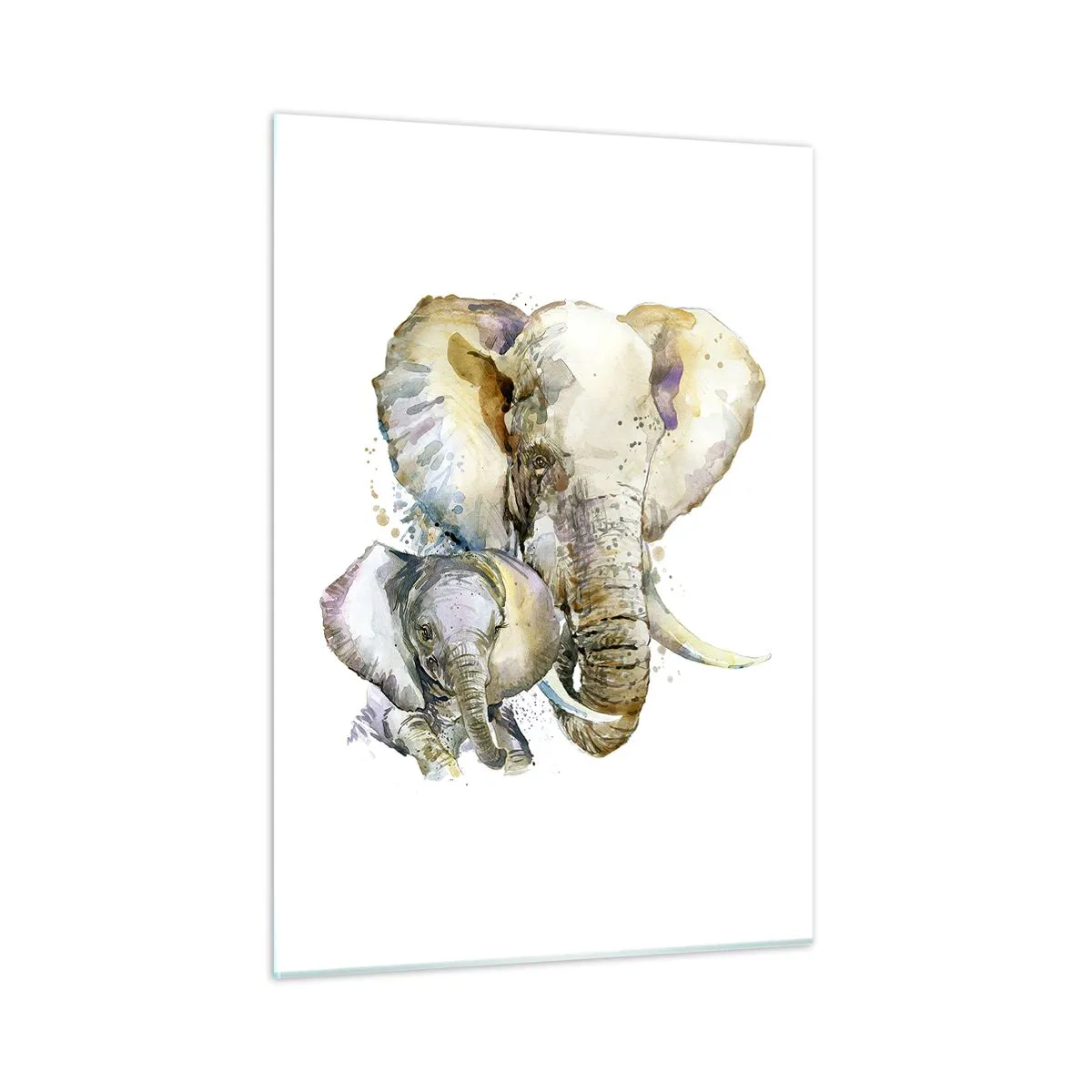 Billede på glas - Der er intet sted som hos mor - 50x70 cm