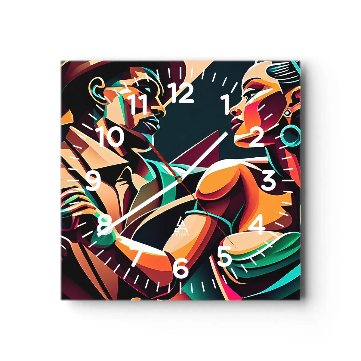 Vægur, Uret - I hjertets rytme - 40x40 cm