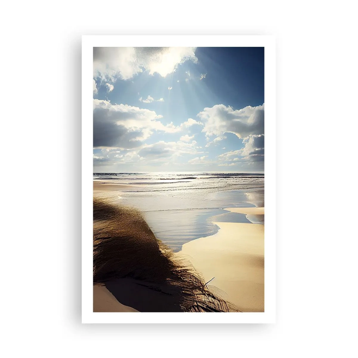 Plakat - Strand, vild strand - 61x91 cm