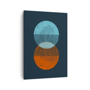 Lærredstryk - Billede på lærred - Astronomisk fantasi - 50x70 cm