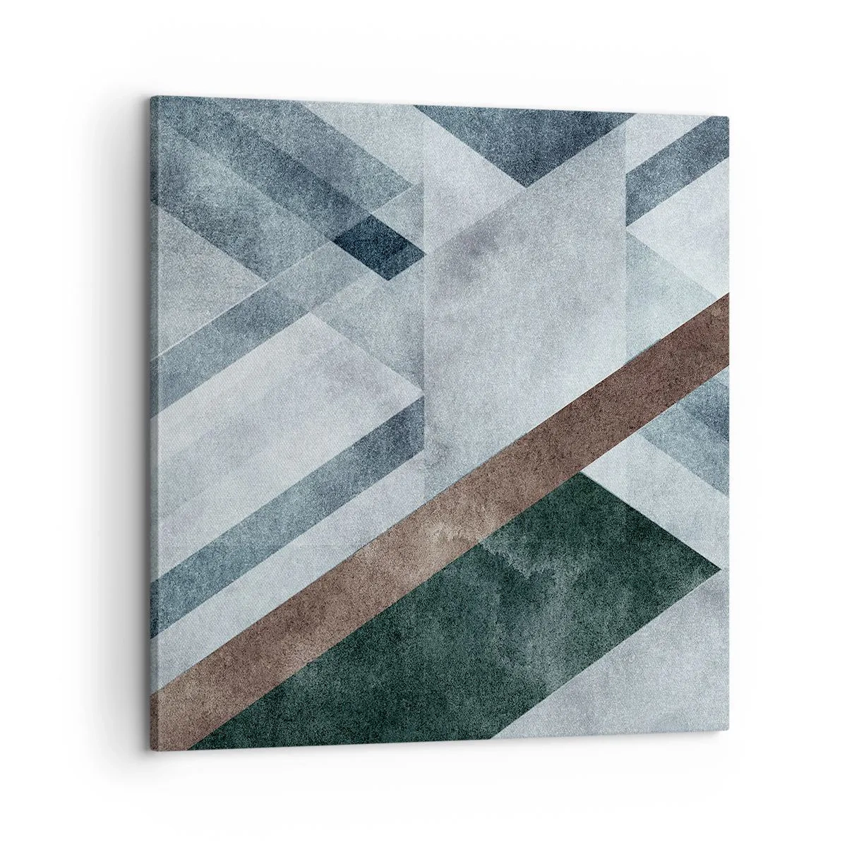 Lærredstryk - Billede på lærred - Sofistikeret elegance i geometri - 60x60 cm