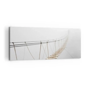 Lærredstryk - Billede på lærred - Hvor vil det føre dig hen? - 100x40 cm