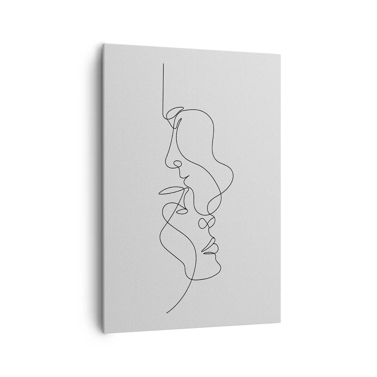 Lærredstryk - Billede på lærred - Gløderne af glubende begær - 70x100 cm