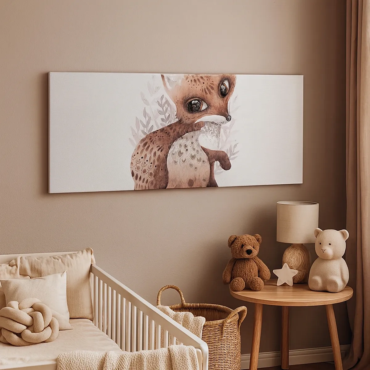 Lærredstryk - Billede på lærred - Kun kærlighed - 30x30 cm