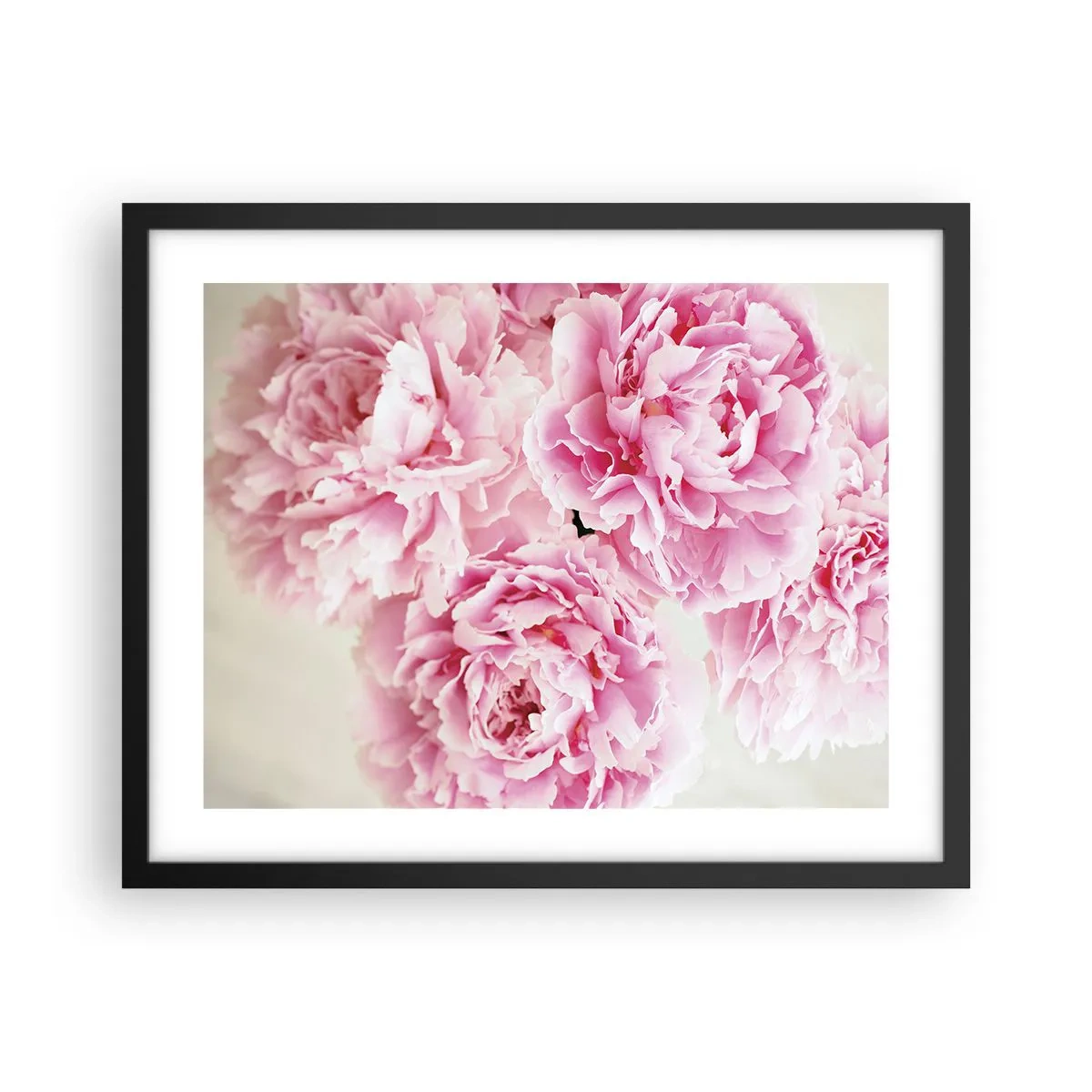 Plakat i sort ramme - I lyserød glamour - 50x40 cm