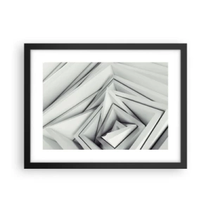 Plakat i sort ramme - Skarpe vinkler knopper - 40x30 cm