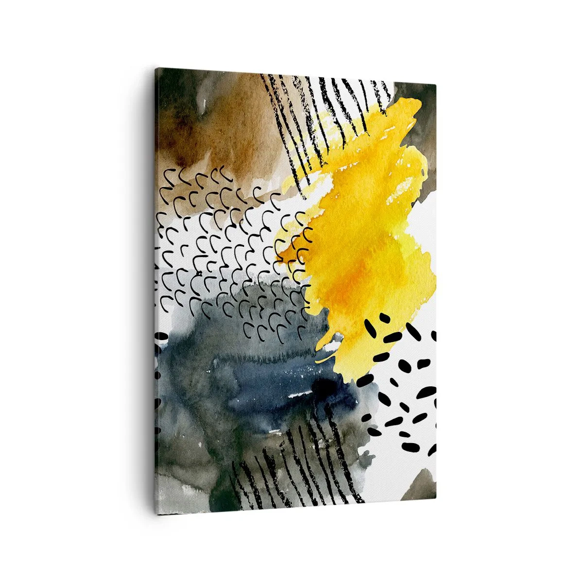 Lærredstryk - Billede på lærred - Et møde mellem elementerne - 50x70 cm