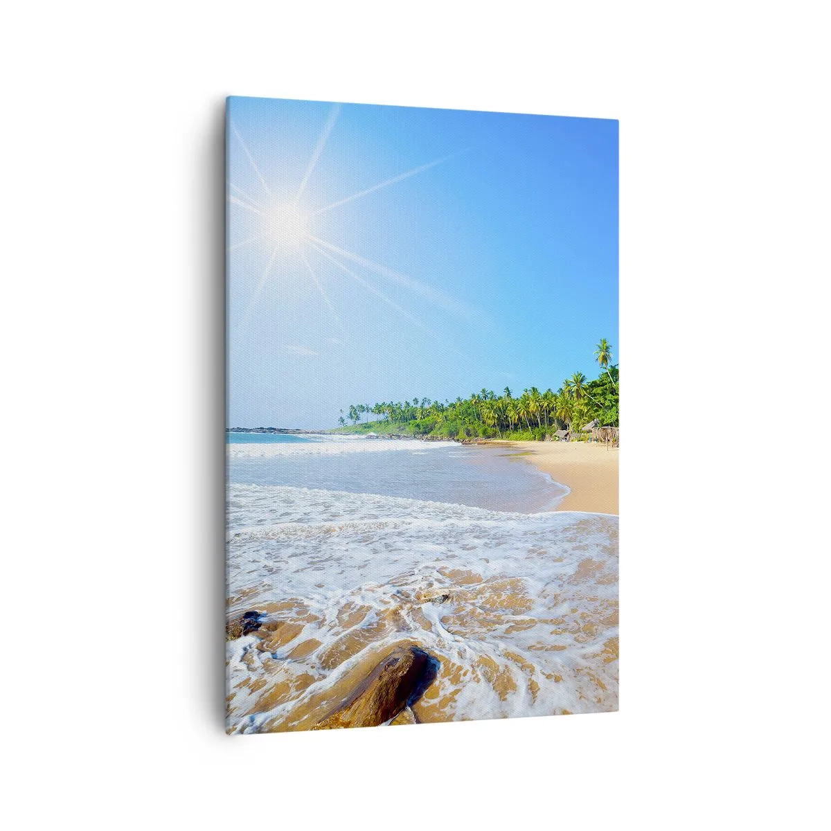 Lærredstryk - Billede på lærred - Et eksotisk sted for dig - 70x100 cm