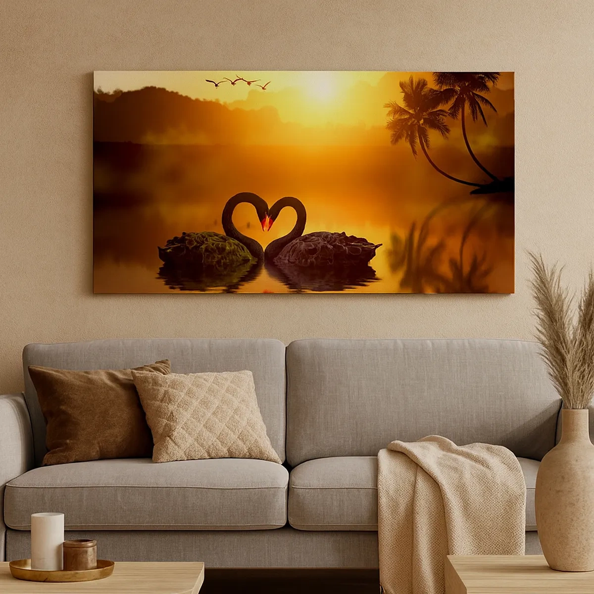 Lærredstryk - Billede på lærred - Alt til parring - 30x30 cm