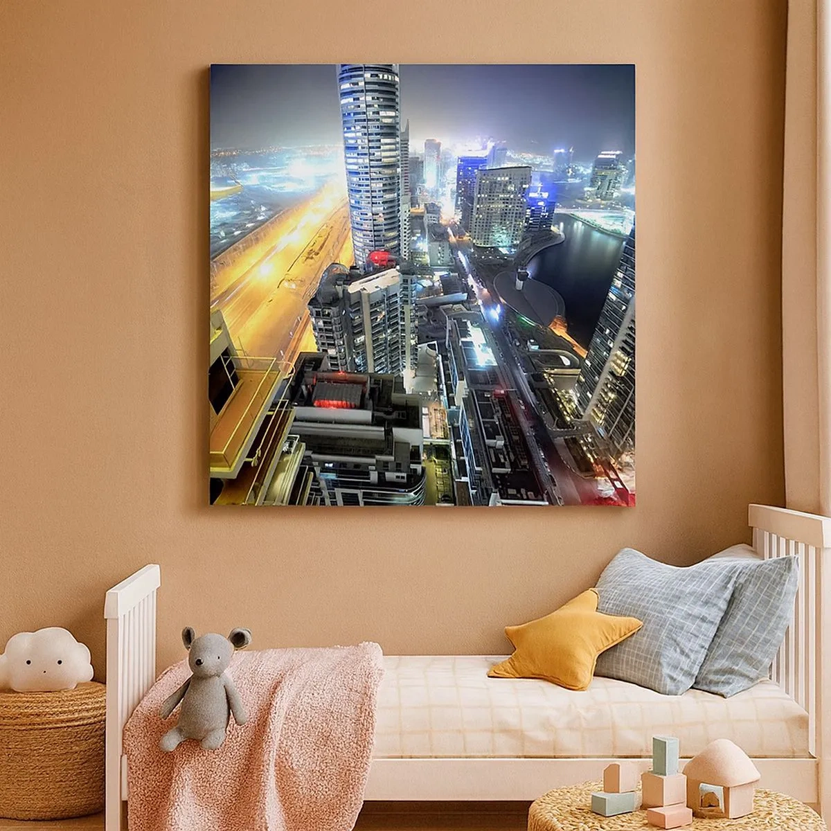 Lærredstryk - Billede på lærred - Et mirakel i ørkenen - 30x30 cm