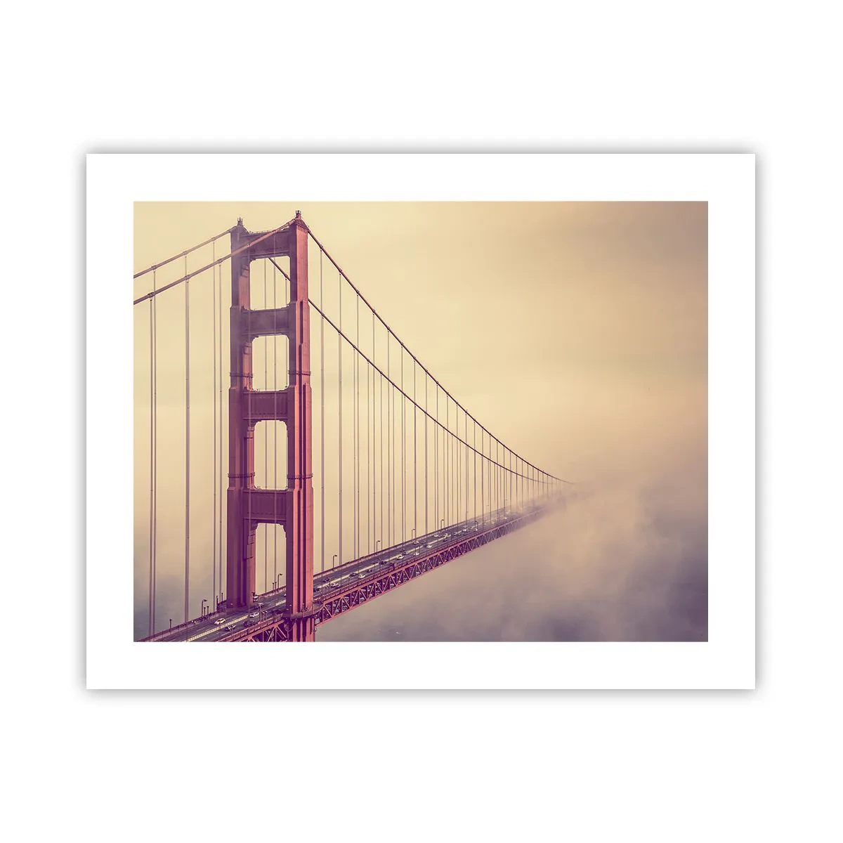 Plakat - Mellem himmel og jord - 50x40 cm