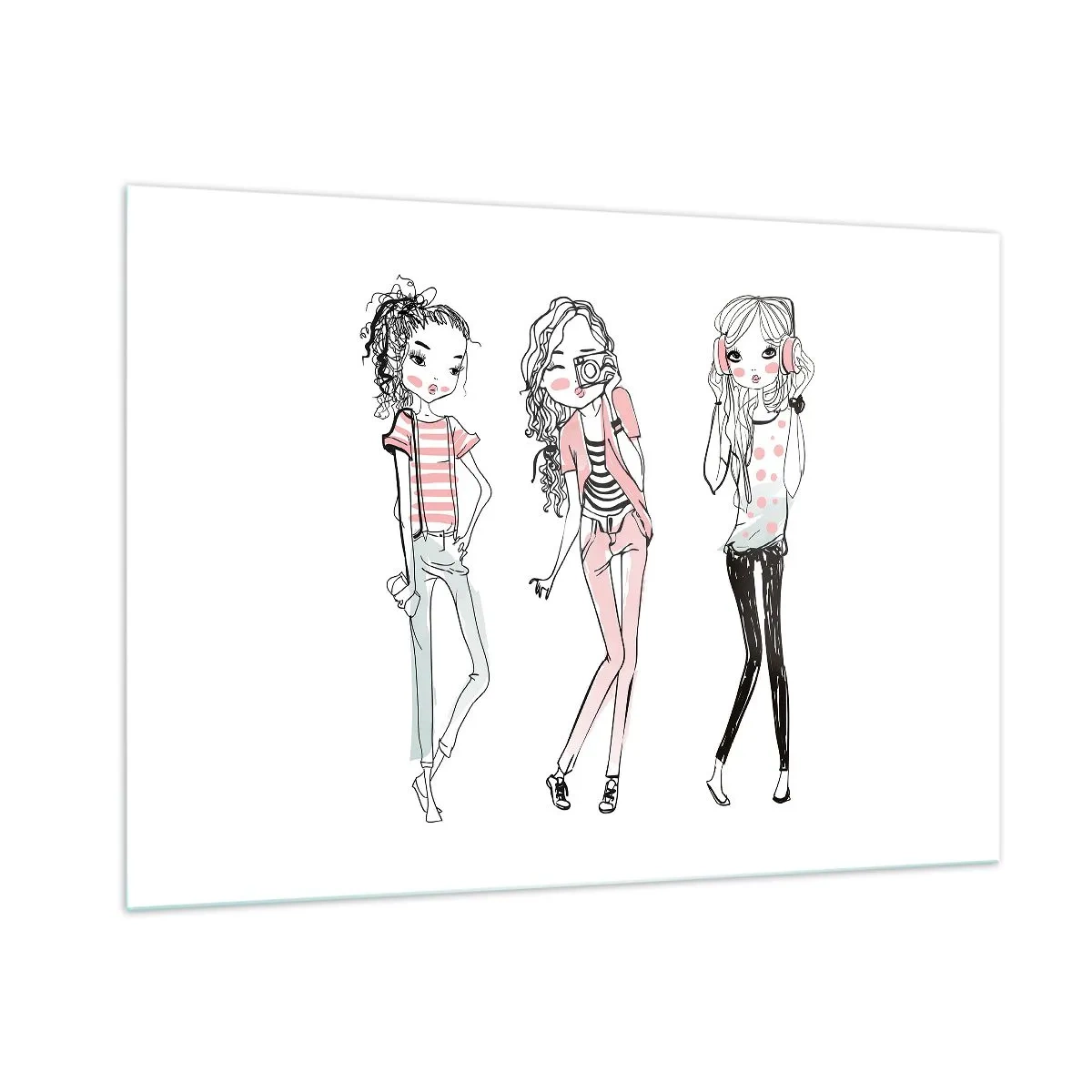 Billede på glas - Det bliver sjovt - 100x70 cm