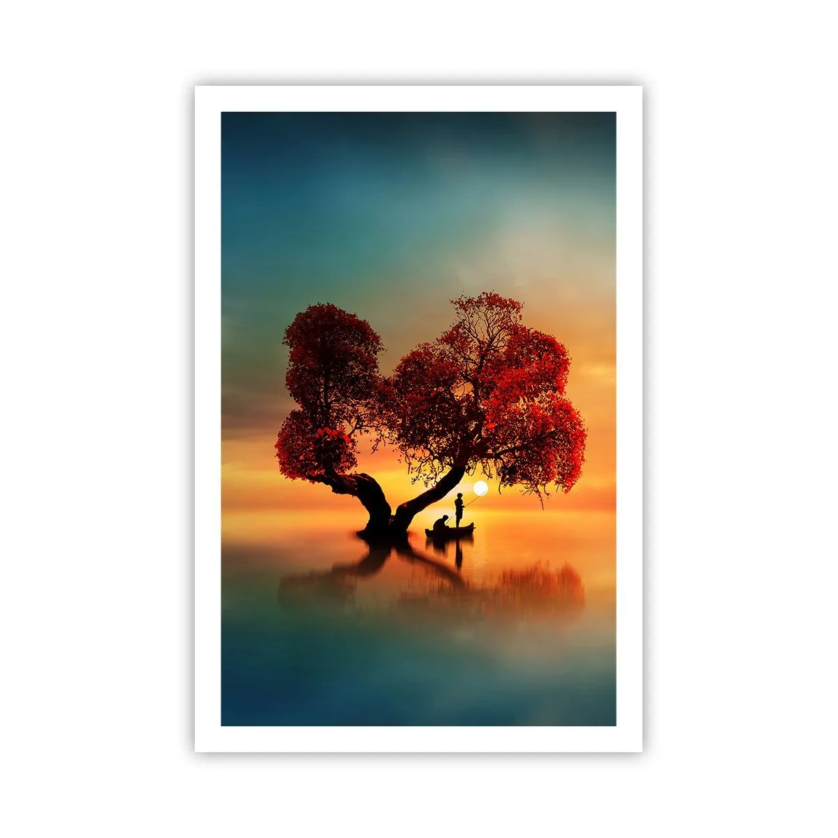 Plakat - Fjern og tavs verdensløshed - 61x91 cm