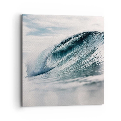 Lærredstryk - Billede på lærred - Topmøde om vand - 70x70 cm