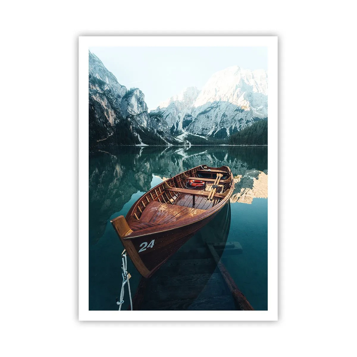 Plakat - Som om det var malet på glas - 70x100 cm